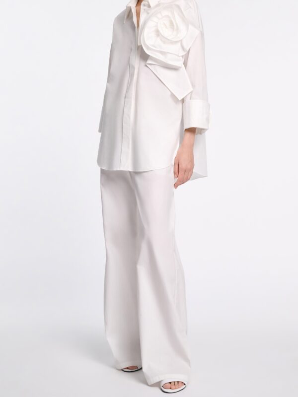 POPLIN POWER BLOUSE
