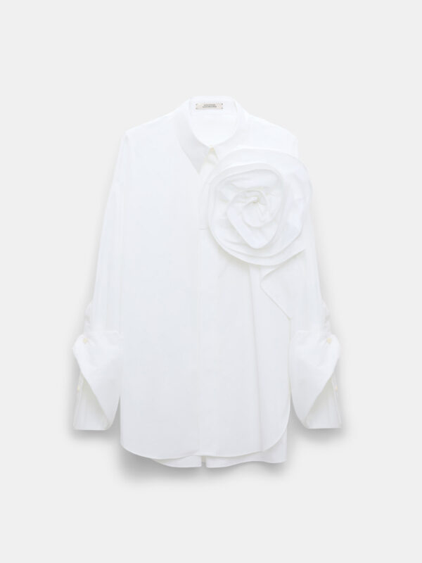 POPLIN POWER BLOUSE