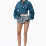 WRAPPED DENIM JACKET