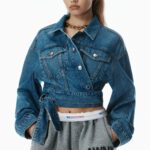 WRAPPED DENIM JACKET