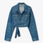 WRAPPED DENIM JACKET