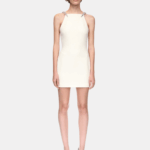 CRYSTAL CLAW DETAIL DRESS