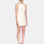 CRYSTAL CLAW DETAIL DRESS