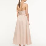 RUFFLE MIDI DRESS