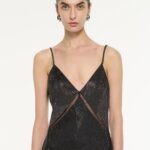 SATIN DIAMENTE GOWN