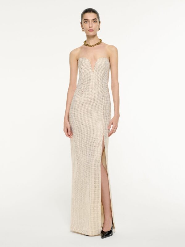 DIAMNETE EMBELLISHED GOWN