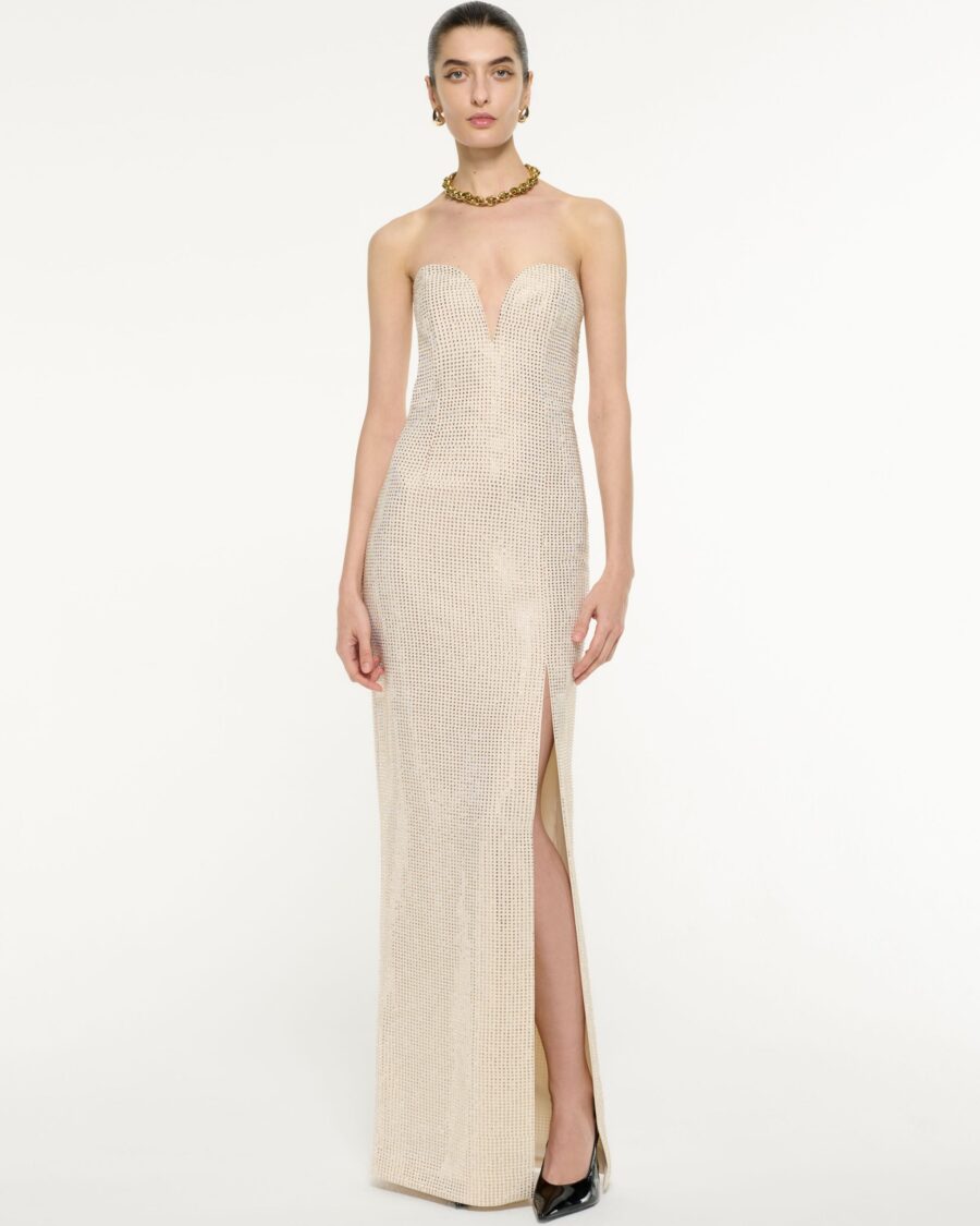 DIAMNETE EMBELLISHED GOWN