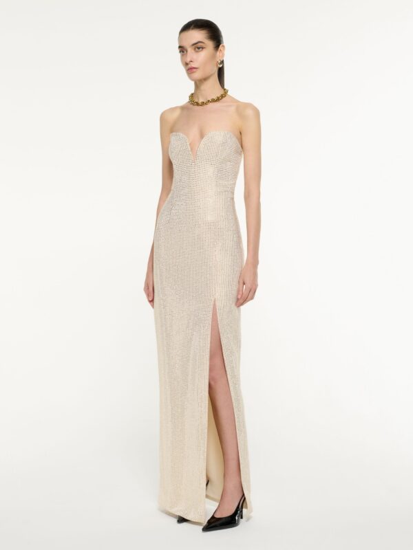 DIAMNETE EMBELLISHED GOWN