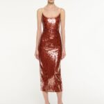 SEQUIN MIDI DRESS