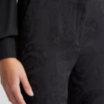 FLARED PAISLEY JACQUARD TROUSERS