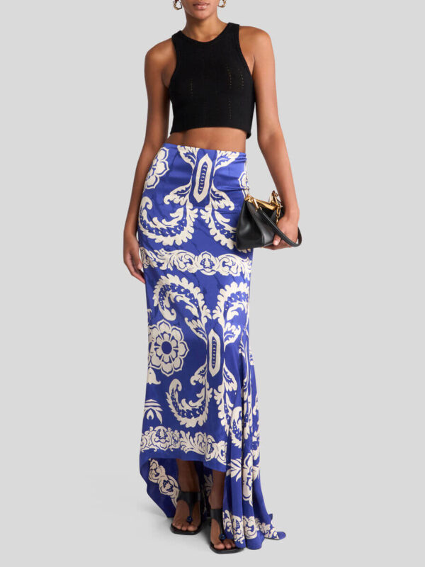 KNIT CROP TOP WITH PUNCHED DETAIL