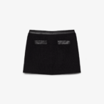 OPEN WEAVE TAILORED SKIRT