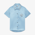 SATIN SHORT SLEEVE SHIRT