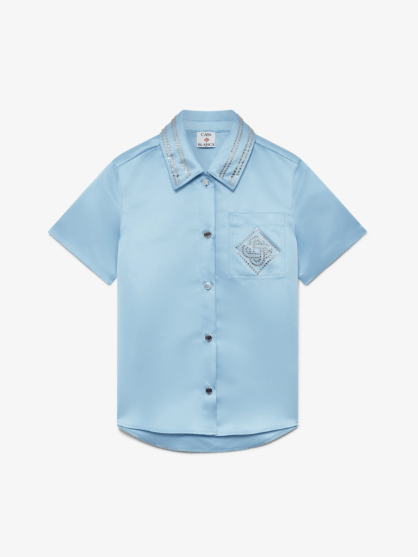 SATIN SHORT SLEEVE SHIRT
