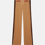 CHENILLE PANELLED TRACK PANTS