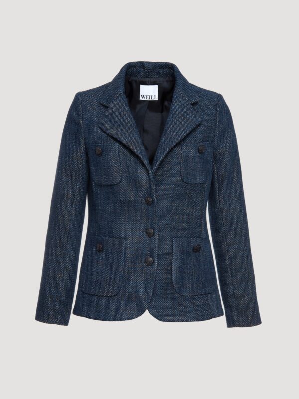 TWEED JEANS BLAZER