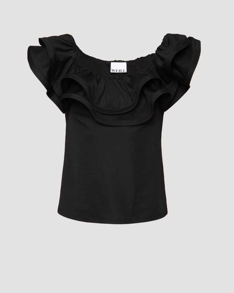 RUFFLE OFF THE SHOULDER TOP