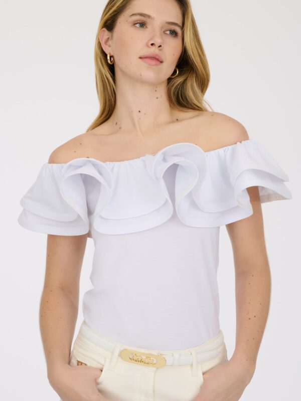 RUFFLE OFF THE SHOULDER TOP