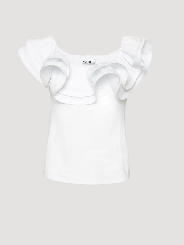 RUFFLE OFF THE SHOULDER TOP