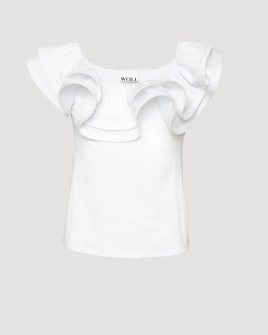 RUFFLE OFF THE SHOULDER TOP