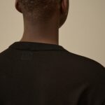 LISLE THREAD CREWNECK LOGO KNIT