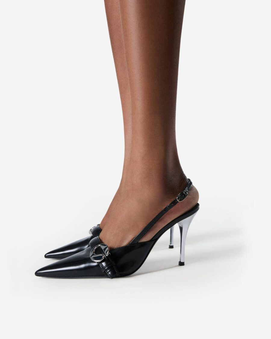 SLINGBACK BELT HEEL