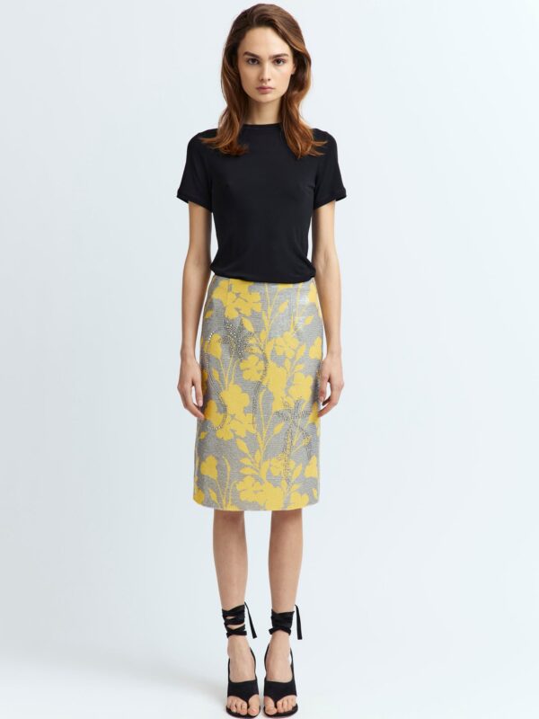 DELTA MIDI SKIRT IN SEQUIN