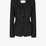 JACQUARD FITTED BLAZER