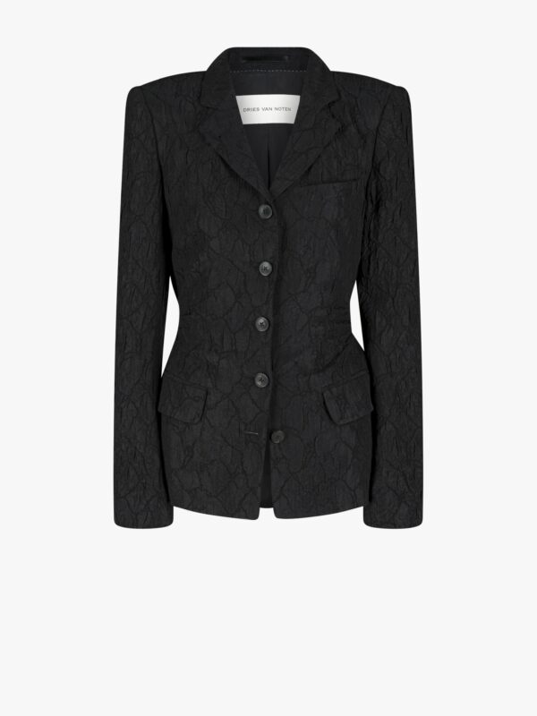 JACQUARD FITTED BLAZER