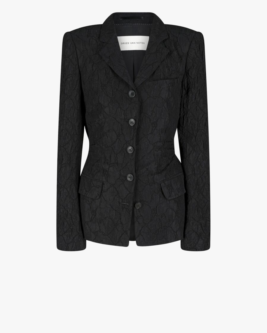 JACQUARD FITTED BLAZER