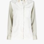 LIGHT DENIM CONTRSTED SHIRT