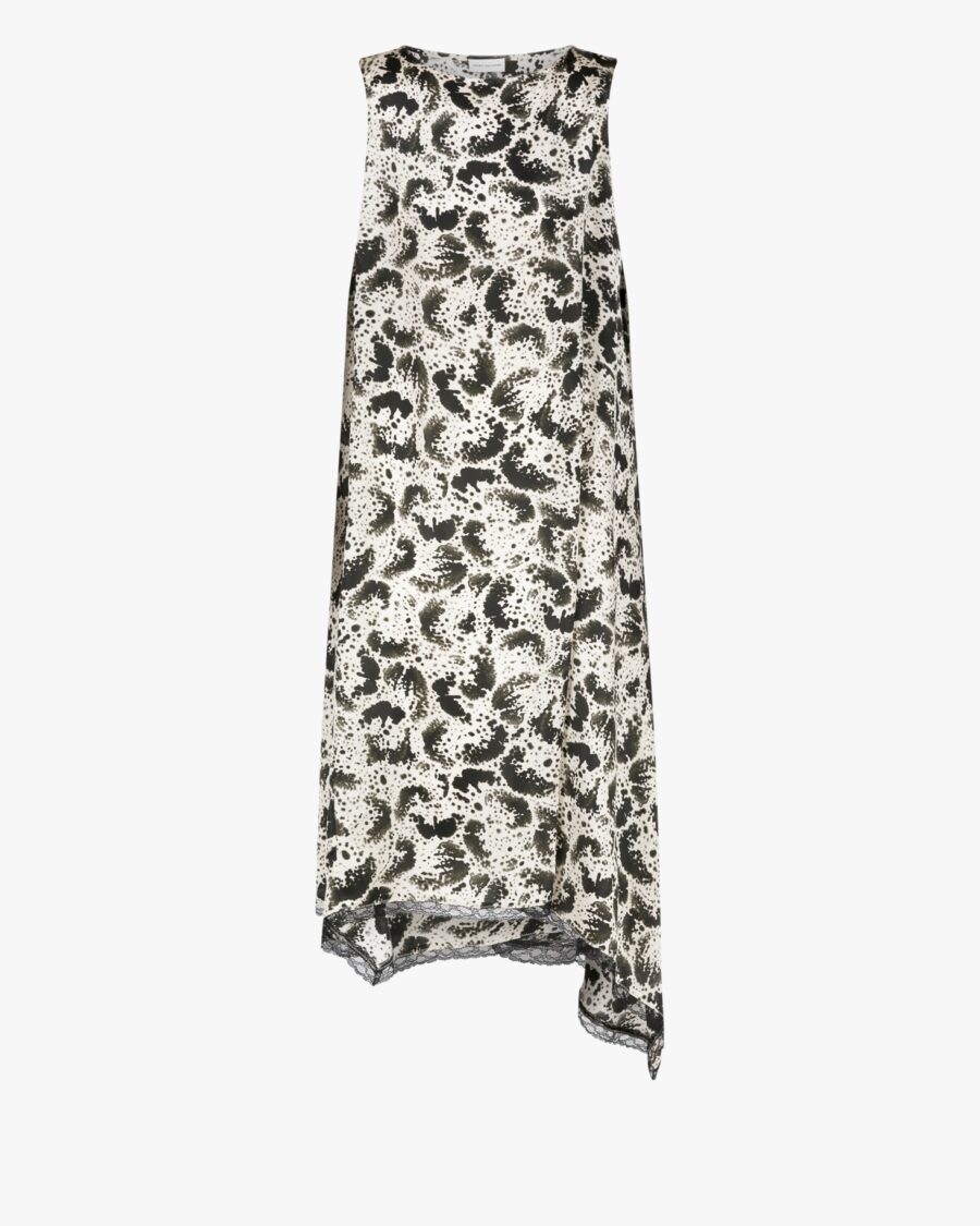 ASYMMETRIC MIDI DRESS