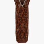 FLORAL PRINT V NECK DRESS
