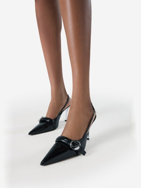 SLINGBACK BELT HEEL