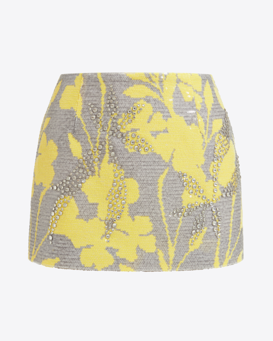 HAILE MINI SKIRT IN SEQUIN