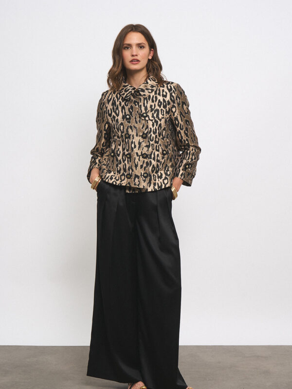 CATHY LEOPARD JACKET