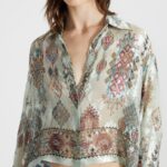 CROPPED PRINTED SHIRT