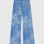 SILK PALAZZO FLORAL PANT