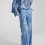 SILK PALAZZO FLORAL PANT