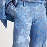 SILK PALAZZO FLORAL PANT