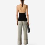 DRAPED WASHING CLIPS TOP
