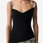 DRAPED WASHING CLIPS TOP