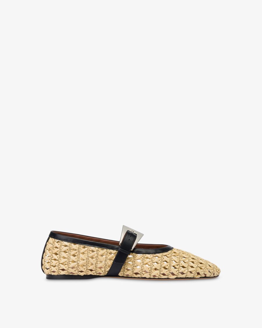 SVEVA BUCKLE BALLET FLAT