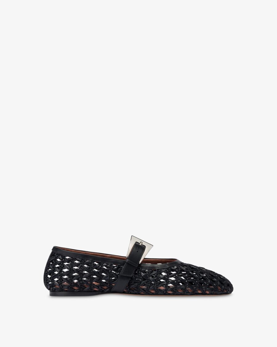 SVEVA BUCKLE BALLET FLAT