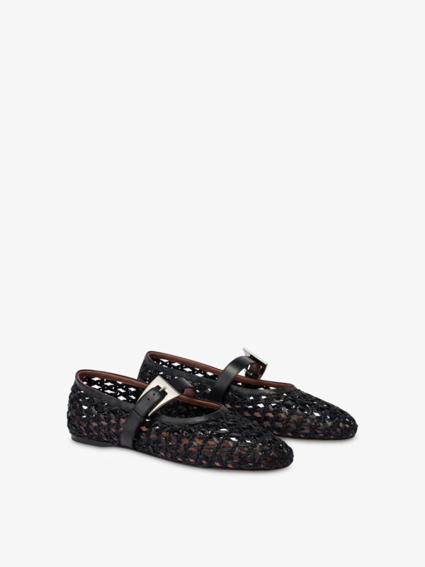 SVEVA BUCKLE BALLET FLAT