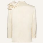 FLOWER APPLIQUE OVERSIZED BLAZER