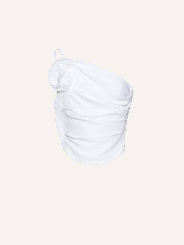ONE SHOULDER DRAPED TOP
