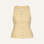 ROUND NECK DENIM WAISTCOAT