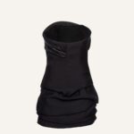 STRAPLESS RUCHED MINI DRESS