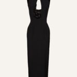 KEYHOLE MIDI DRESS